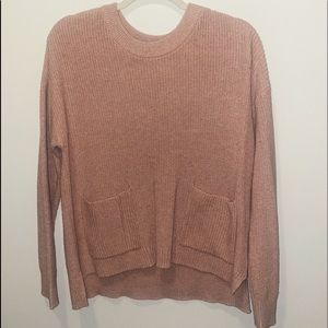 MADEWELL Pink Beige Sweater